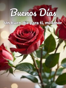 Muy buenos días amor mio para una amiga