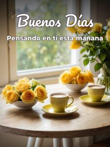 Muy buenos días amor para celular