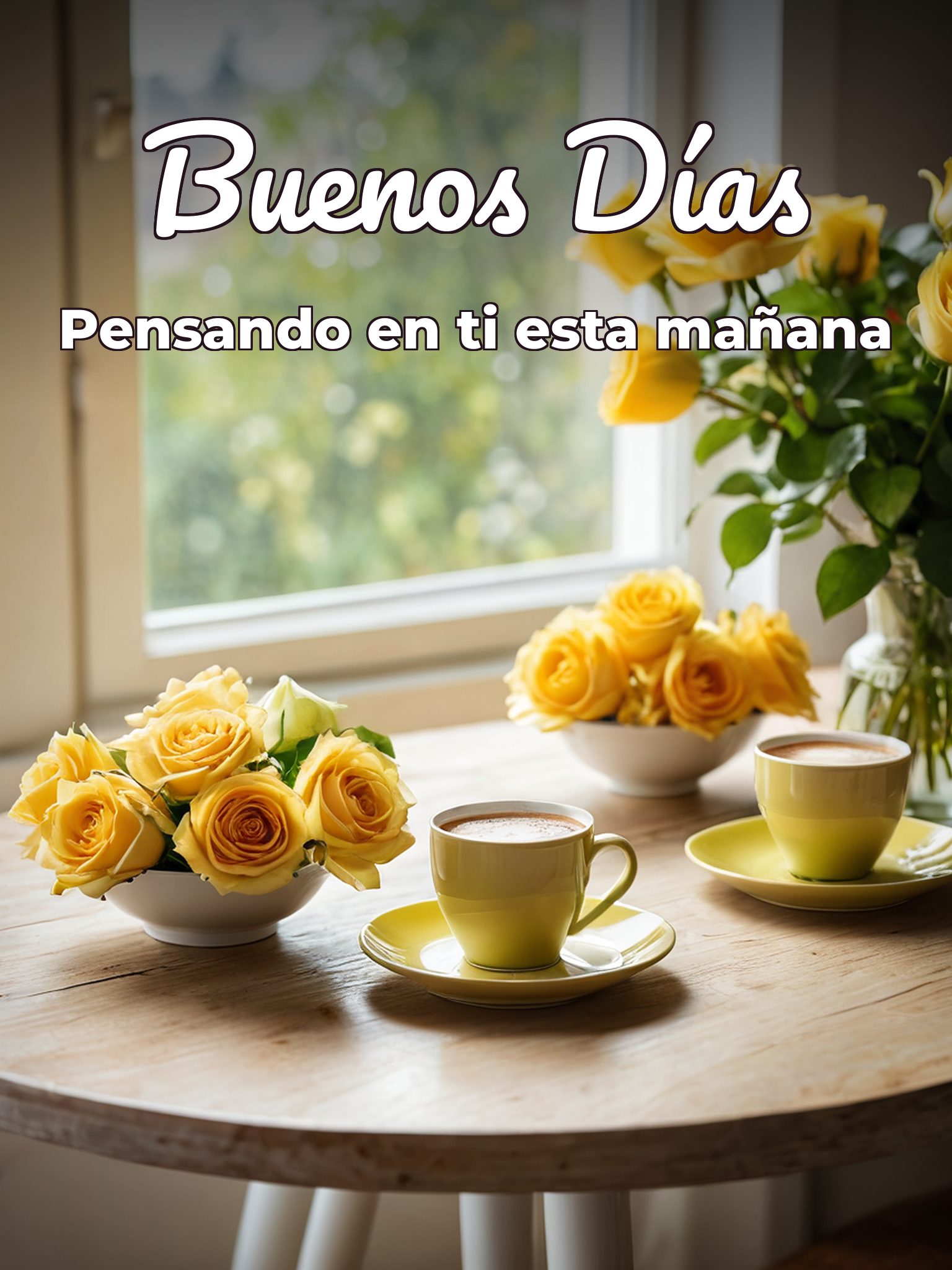 Muy buenos días amor para celular