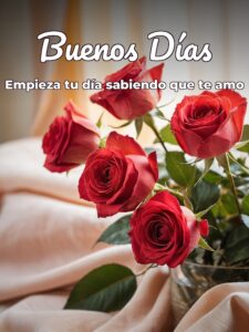 Muy buenos días amor para WhatsApp