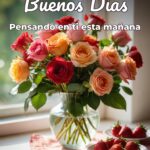 buenos días pensando en ti esta mañana