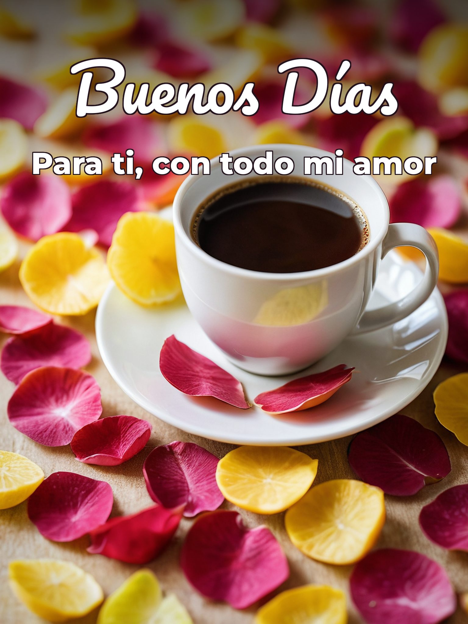 Muy buenos días mi amor para celular