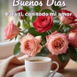buenos días para ti, con todo mi amor