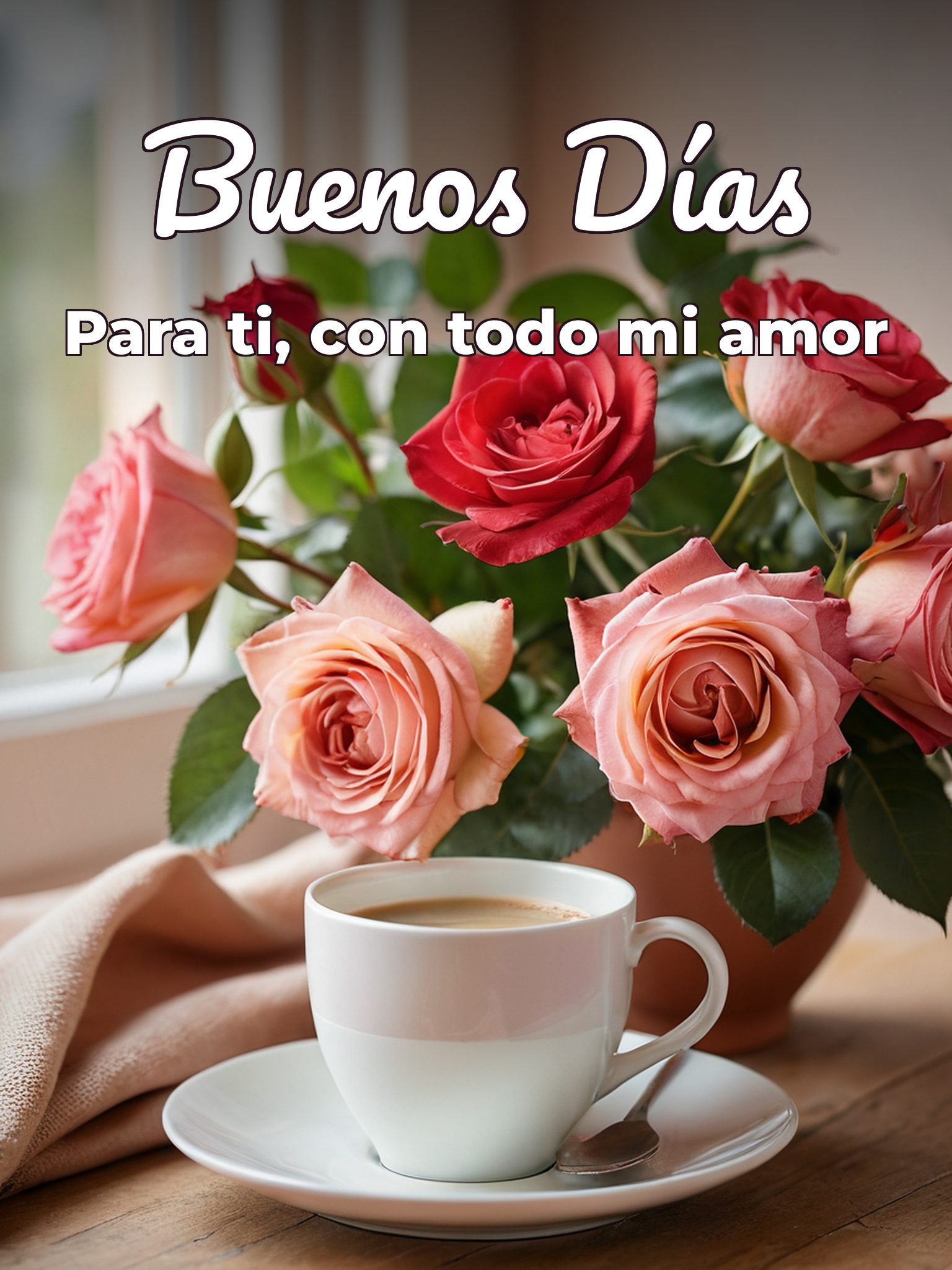 Muy buenos días mi amor para WhatsApp