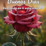 buenos días pensando en ti esta mañana