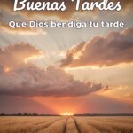 buenas tardes que dios bendiga tu tarde