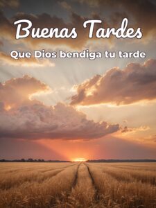 Oraciones cristianas de buenas tardes para WhatsApp celular