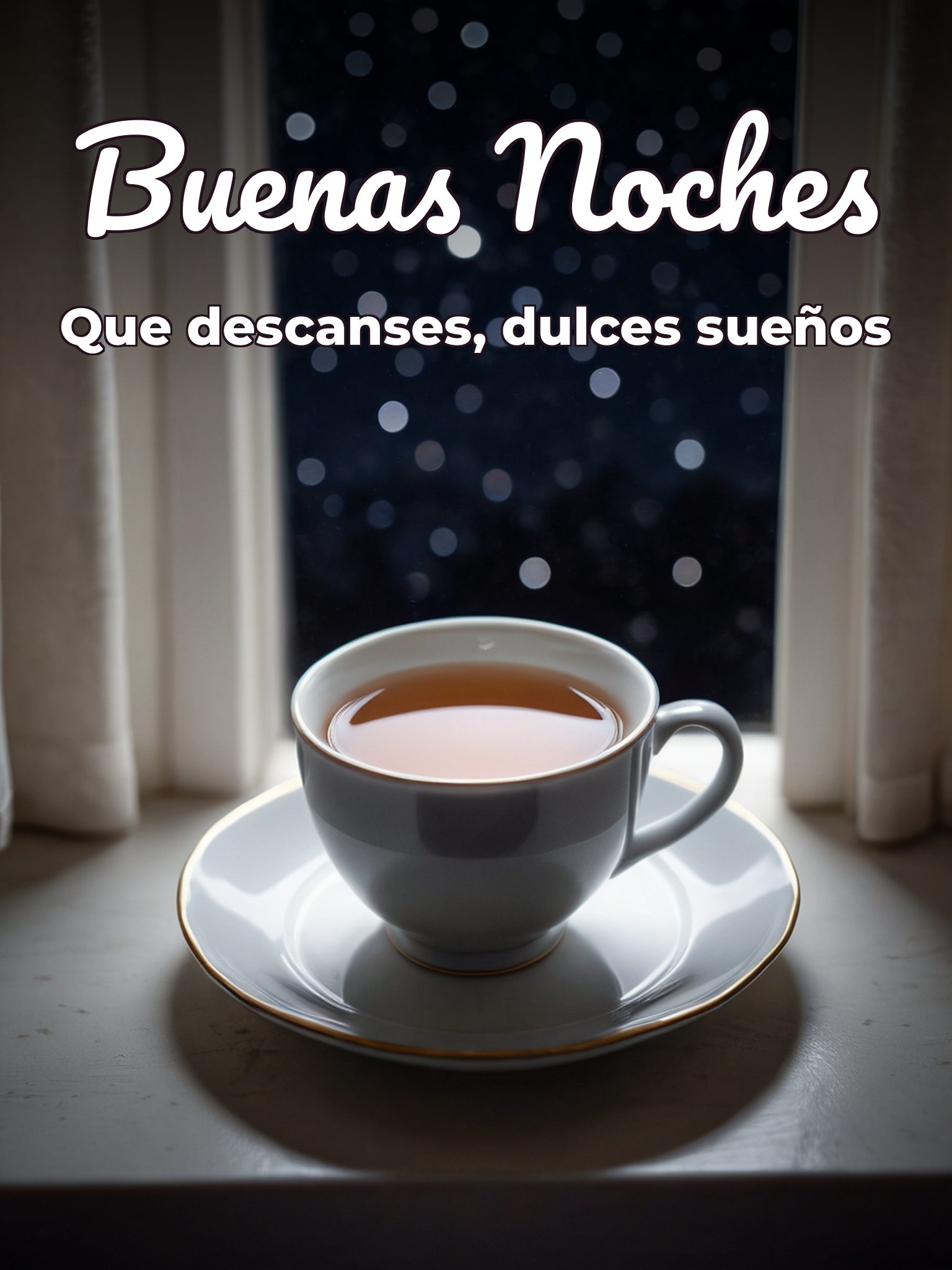 Palabras bellas de buenas noches para celular
