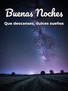 Palabras bellas de buenas noches para Facebook