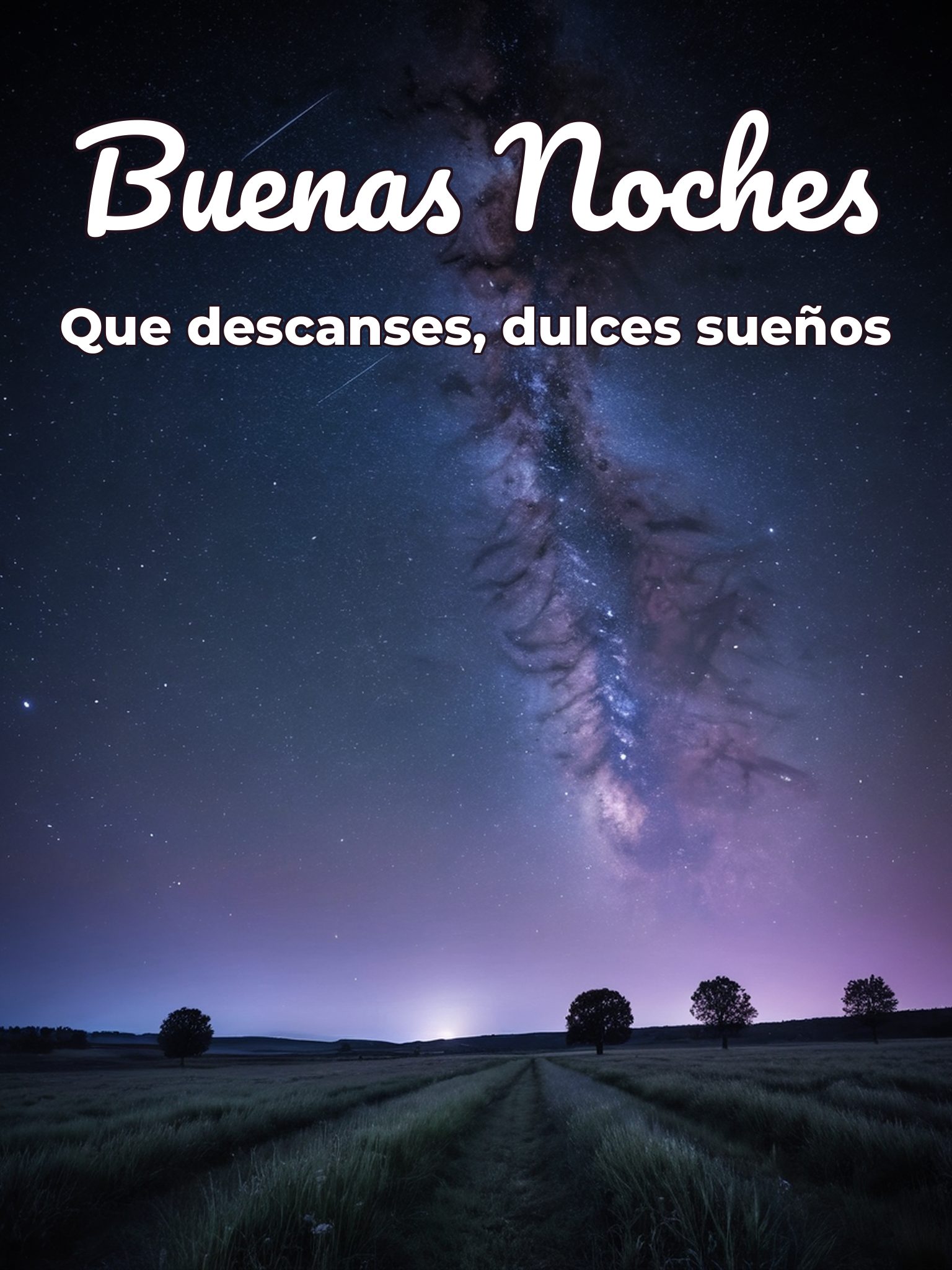 Palabras bellas de buenas noches para Facebook