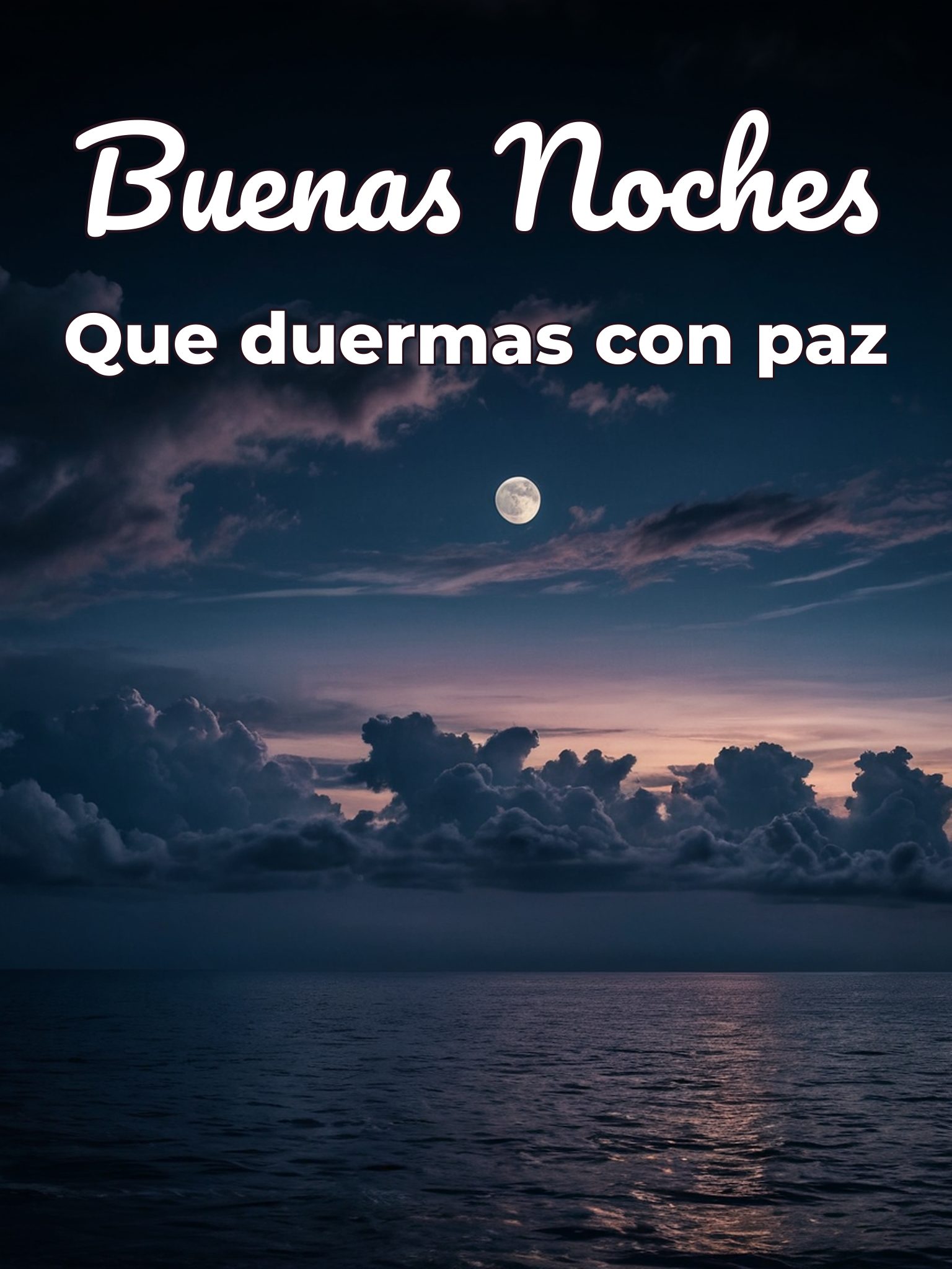 Palabras bellas de buenas noches para WhatsApp