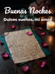 Palabras bonitas de amor de buenas noches para WhatsApp