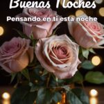 buenas noches pensando en ti esta noche
