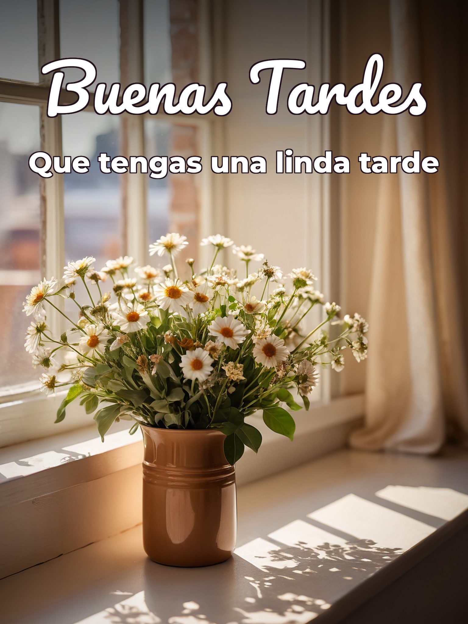 Palabras bonitas de buenas tardes para WhatsApp celular
