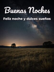 Palabras bonitas para dar las buenas noches para WhatsApp
