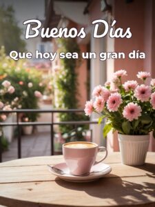 Palabras buenos días para celular