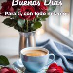 buenos días para ti, con todo mi amor