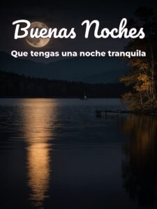 Palabras cortas de buenas noches