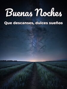 Palabras cortas de buenas noches para celular
