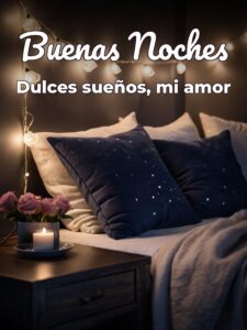 Palabras de amor para dar las buenas noches para WhatsApp