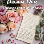 buenos días pensando en ti esta mañana