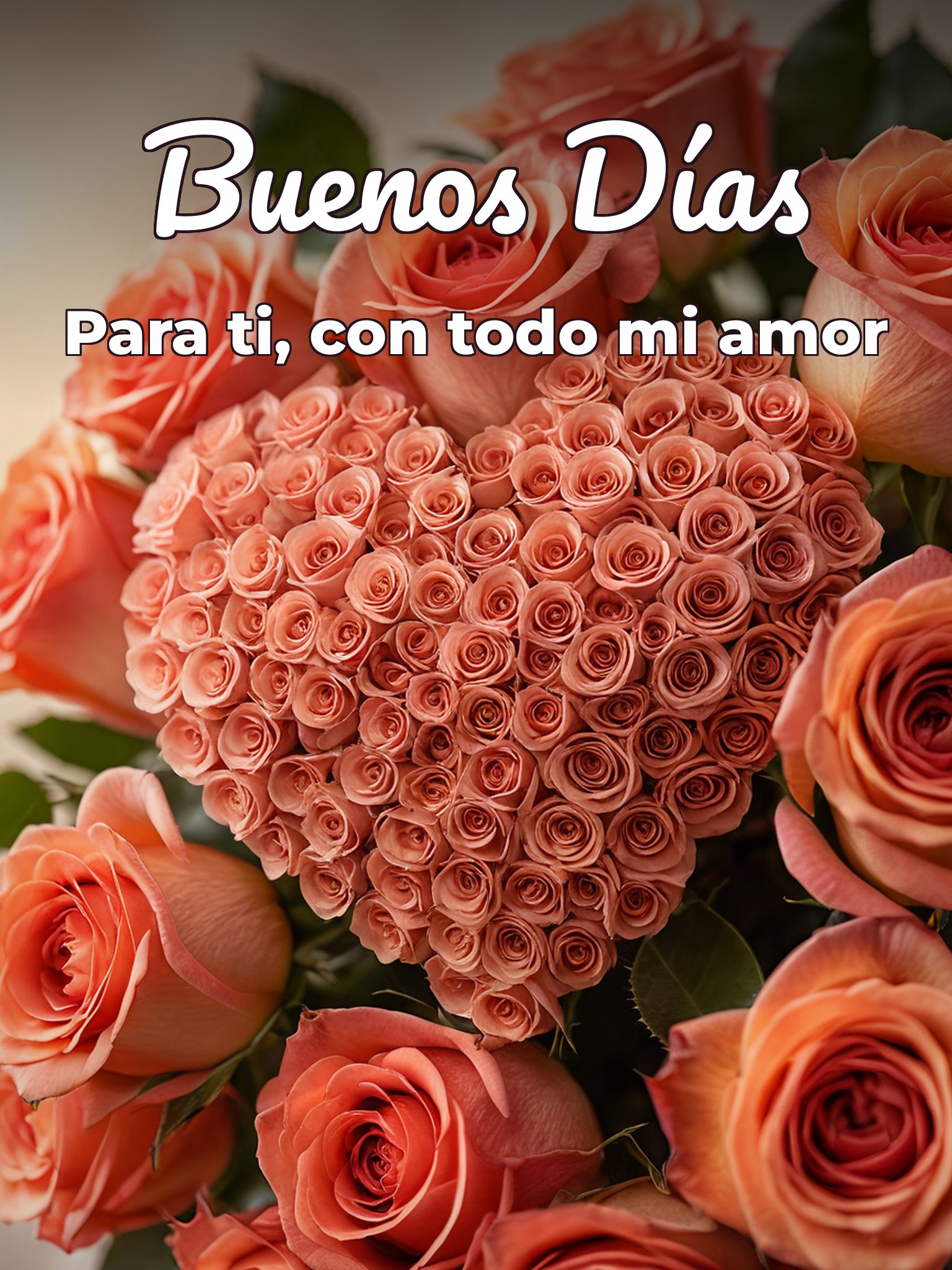 Palabras de amor para desear buenos días para una amiga