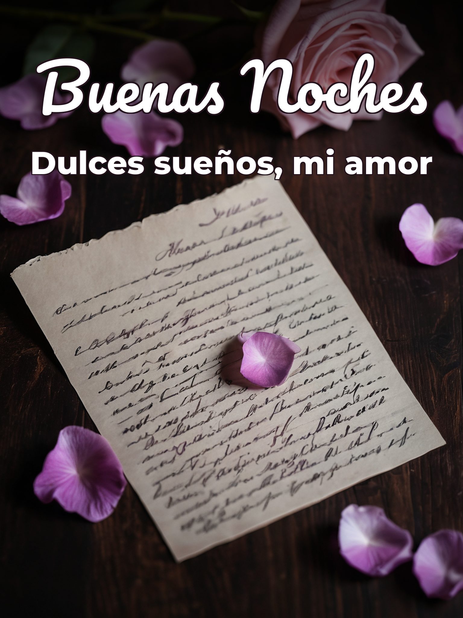 Palabras de buenas noches amor