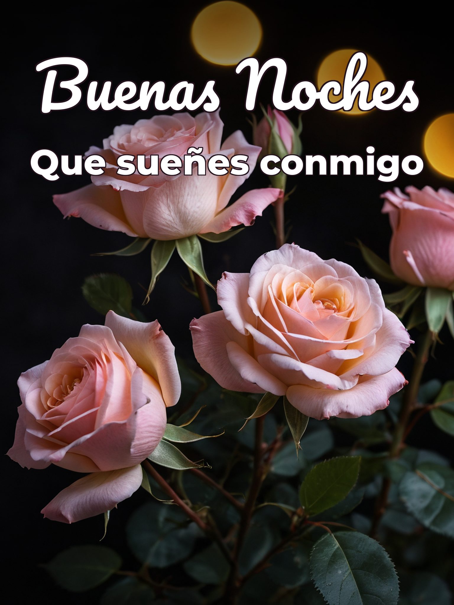 Palabras de buenas noches mi amor para WhatsApp