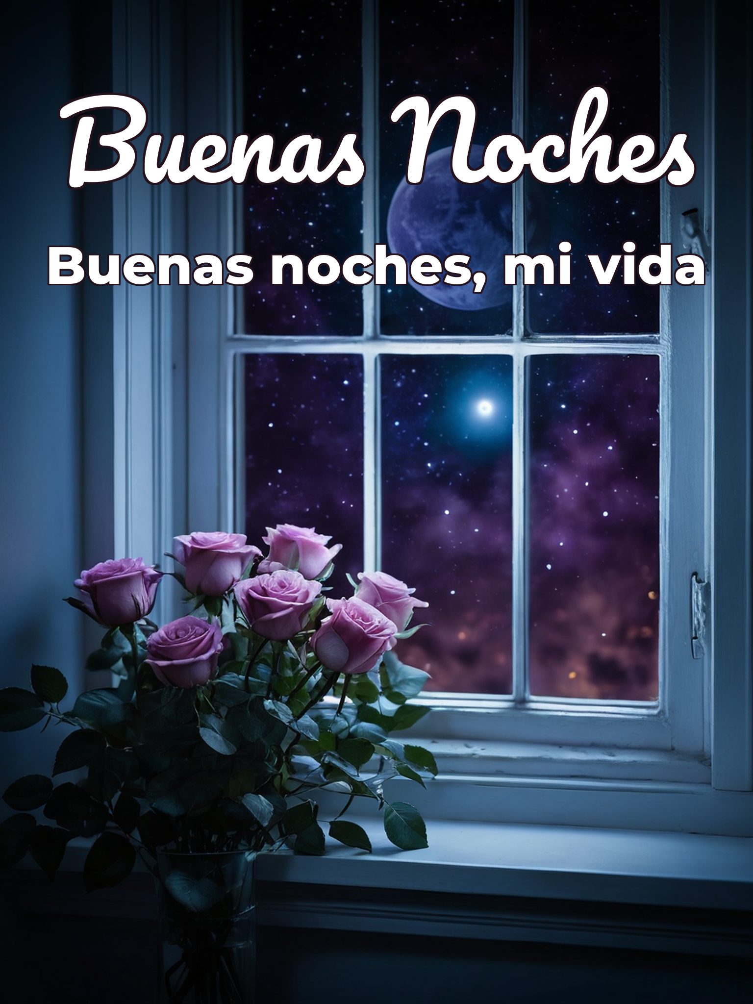 Palabras de buenas noches para mi amor para WhatsApp