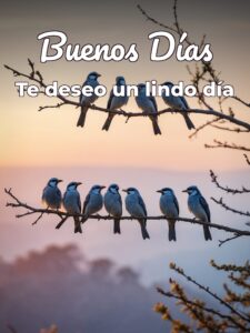 Palabras de buenos días