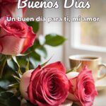 buenos días un buen día para ti, mi amor
