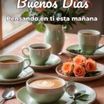 buenos días pensando en ti esta mañana