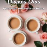 buenos días pensando en ti esta mañana