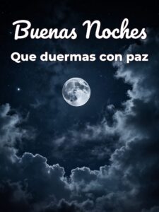 Palabras lindas de buenas noches para celular