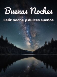 Palabras lindas de buenas noches para Facebook