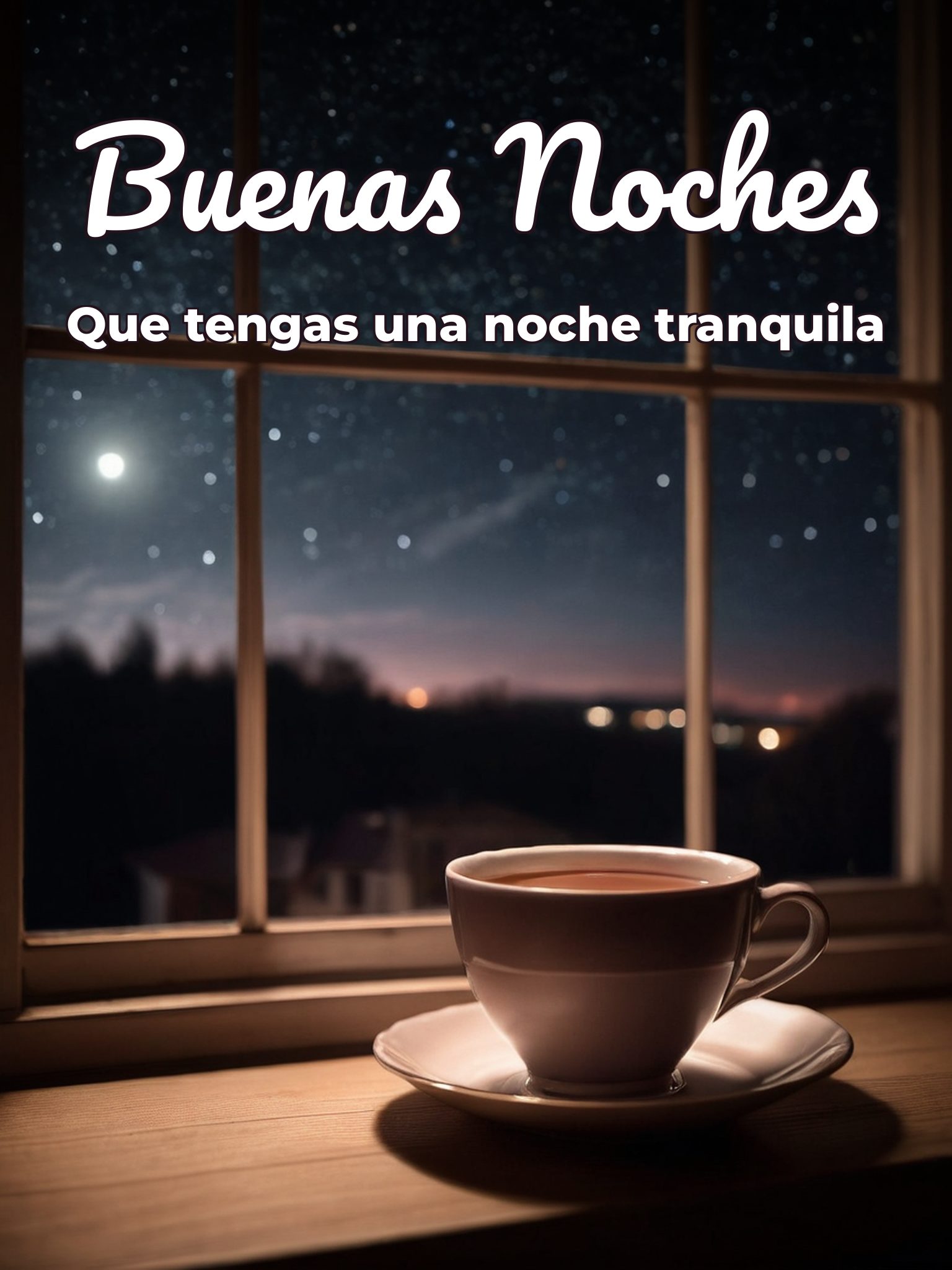 Palabras lindas de buenas noches para WhatsApp