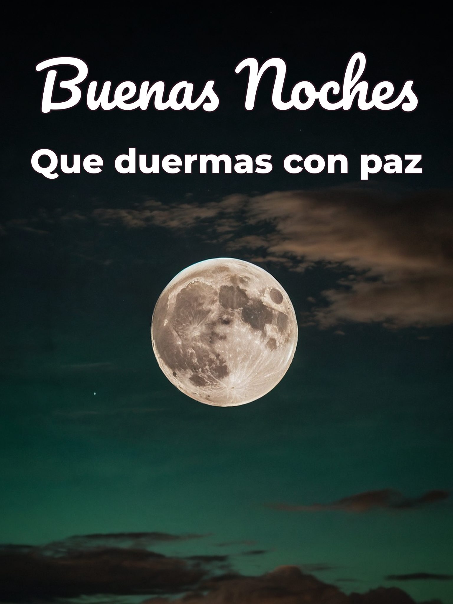 Palabras para buenas noches para Facebook