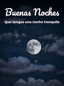 Palabras para buenas noches para WhatsApp