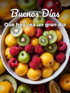 Palabras para dar los buenos días