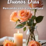 buenos días pensando en ti esta mañana