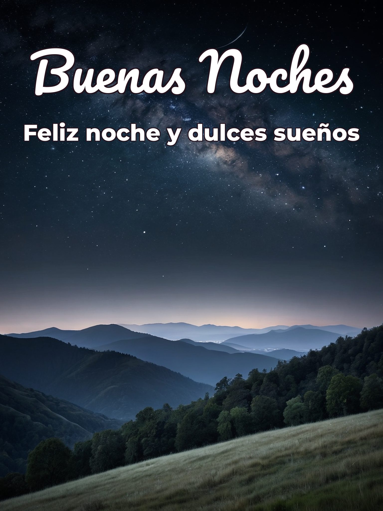 Palabras para decir buenas noches para celular