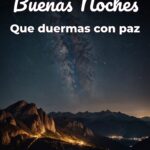 buenas noches que duermas con paz