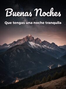 Palabras para desear buenas noches para celular