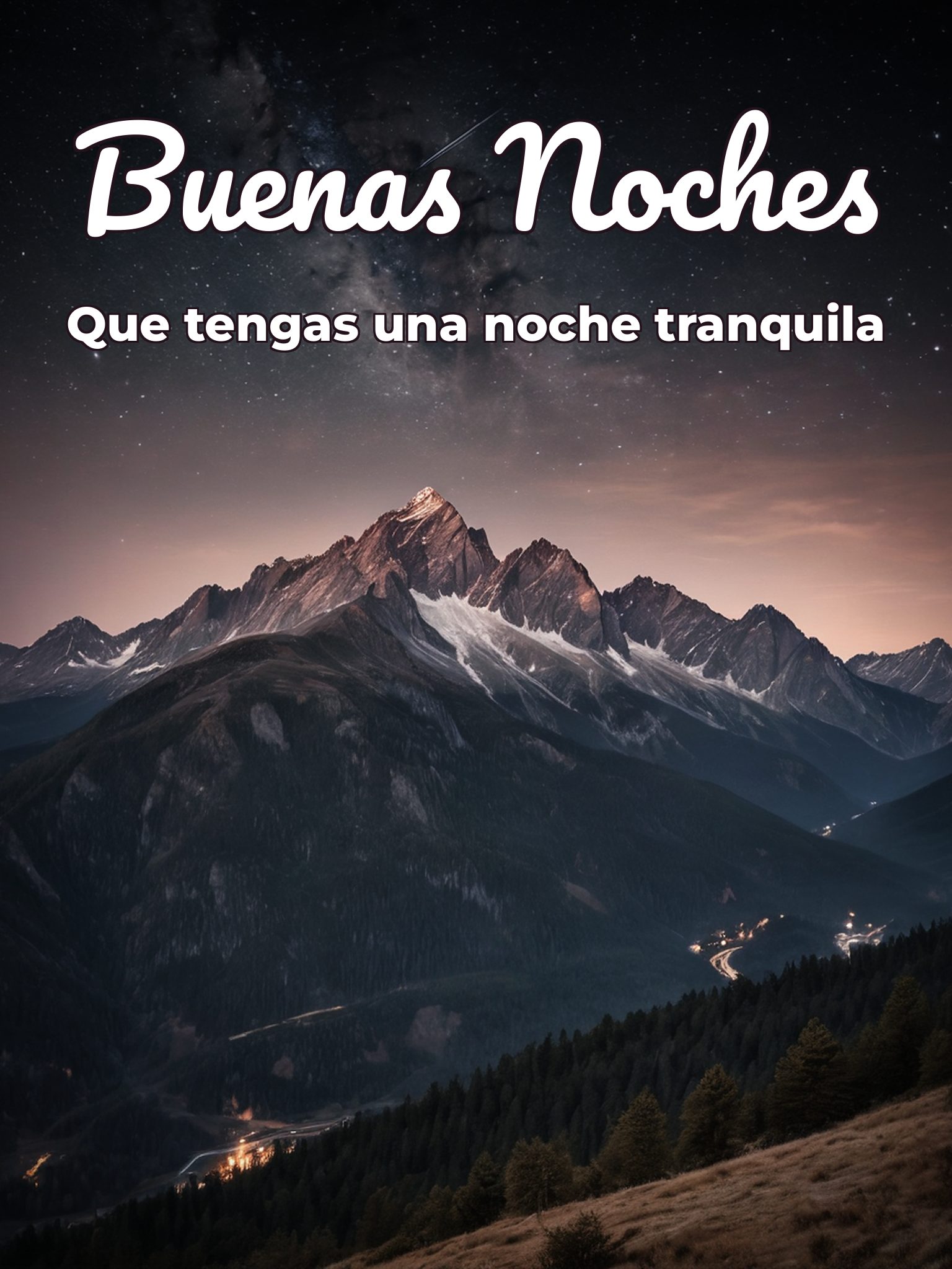 Palabras para desear buenas noches para celular