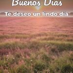 buenos días te deseo un lindo día