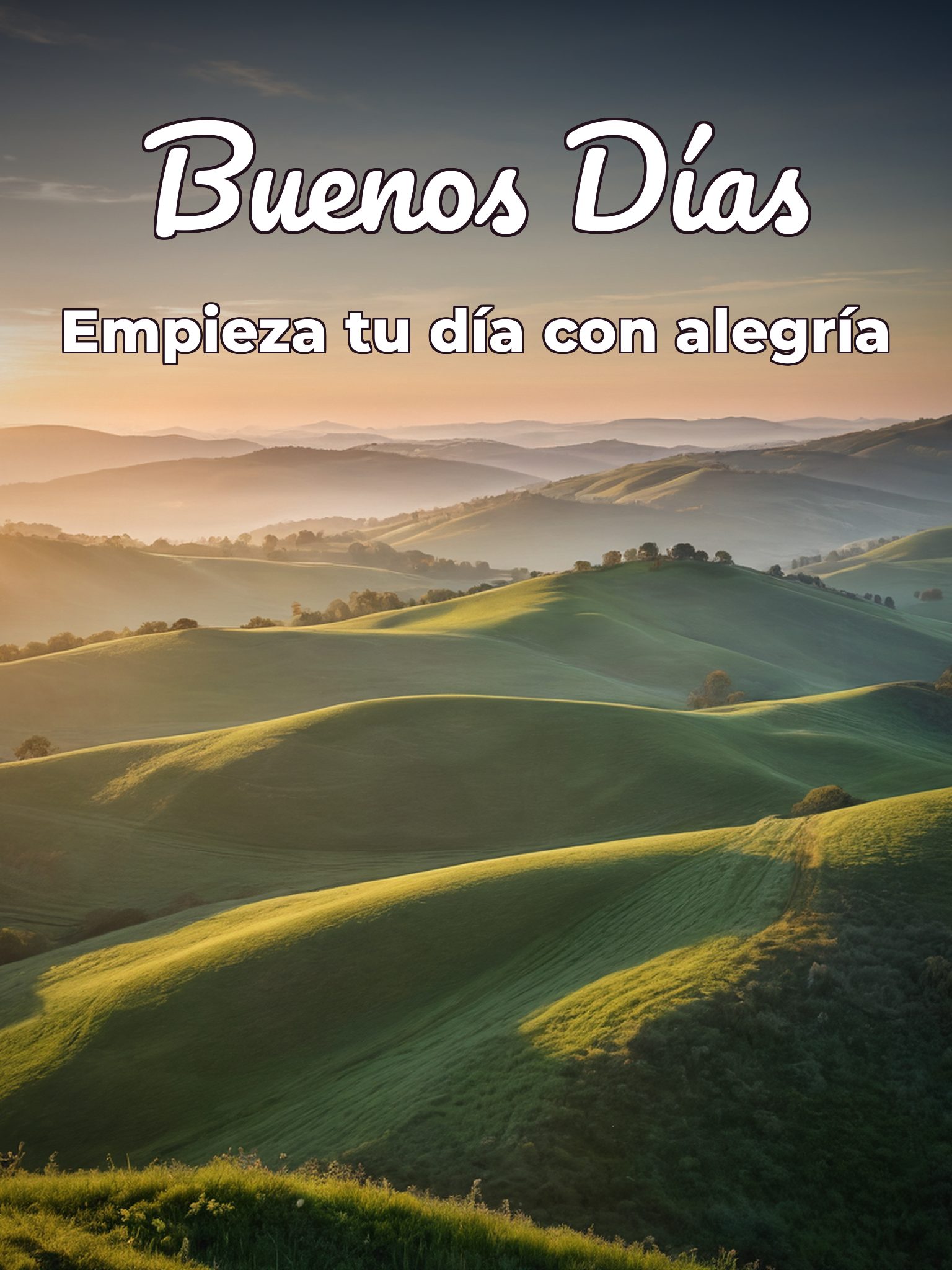 Para buenos días para una amiga