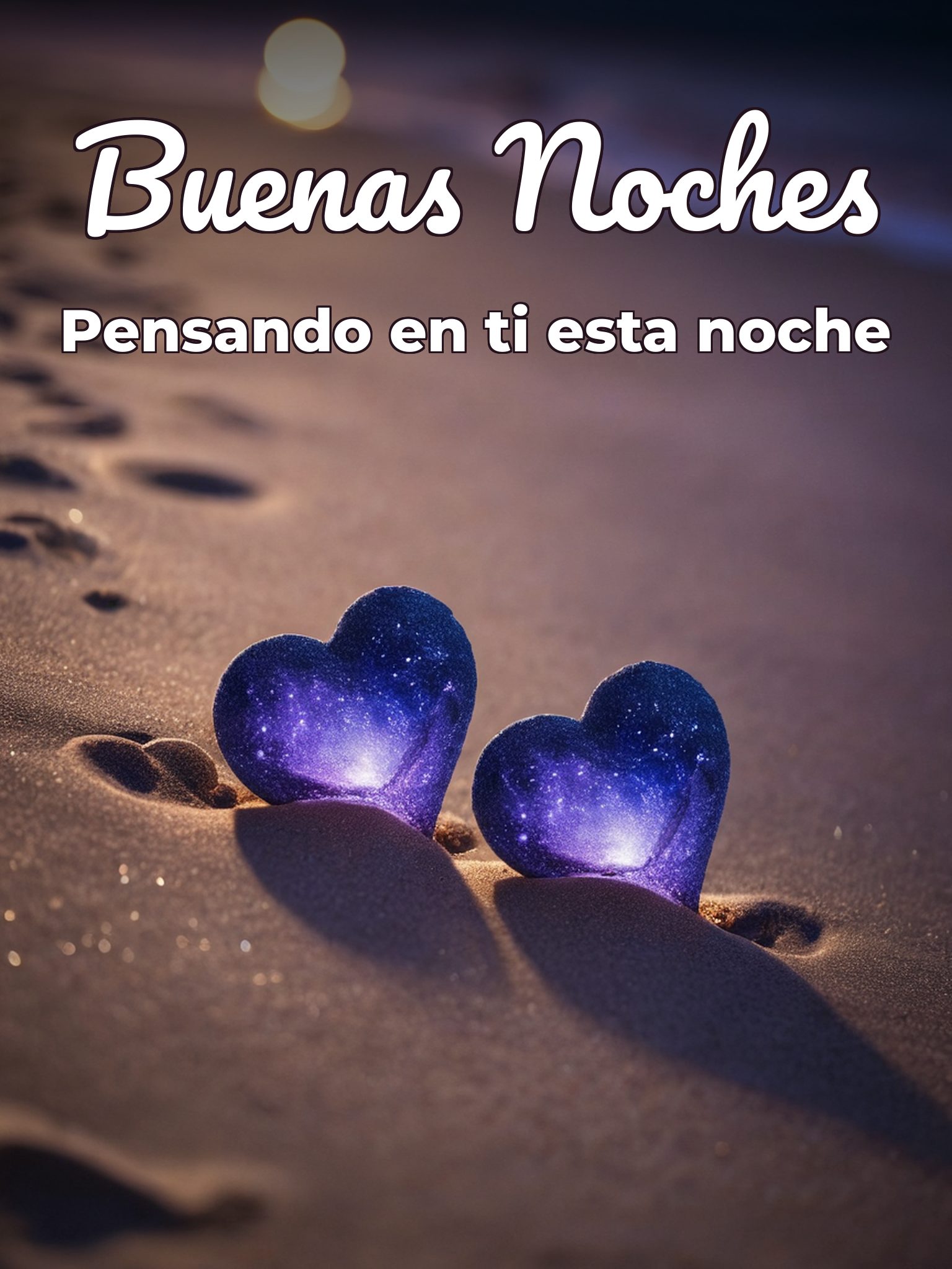 Para dar las buenas noches a mi amor para celular