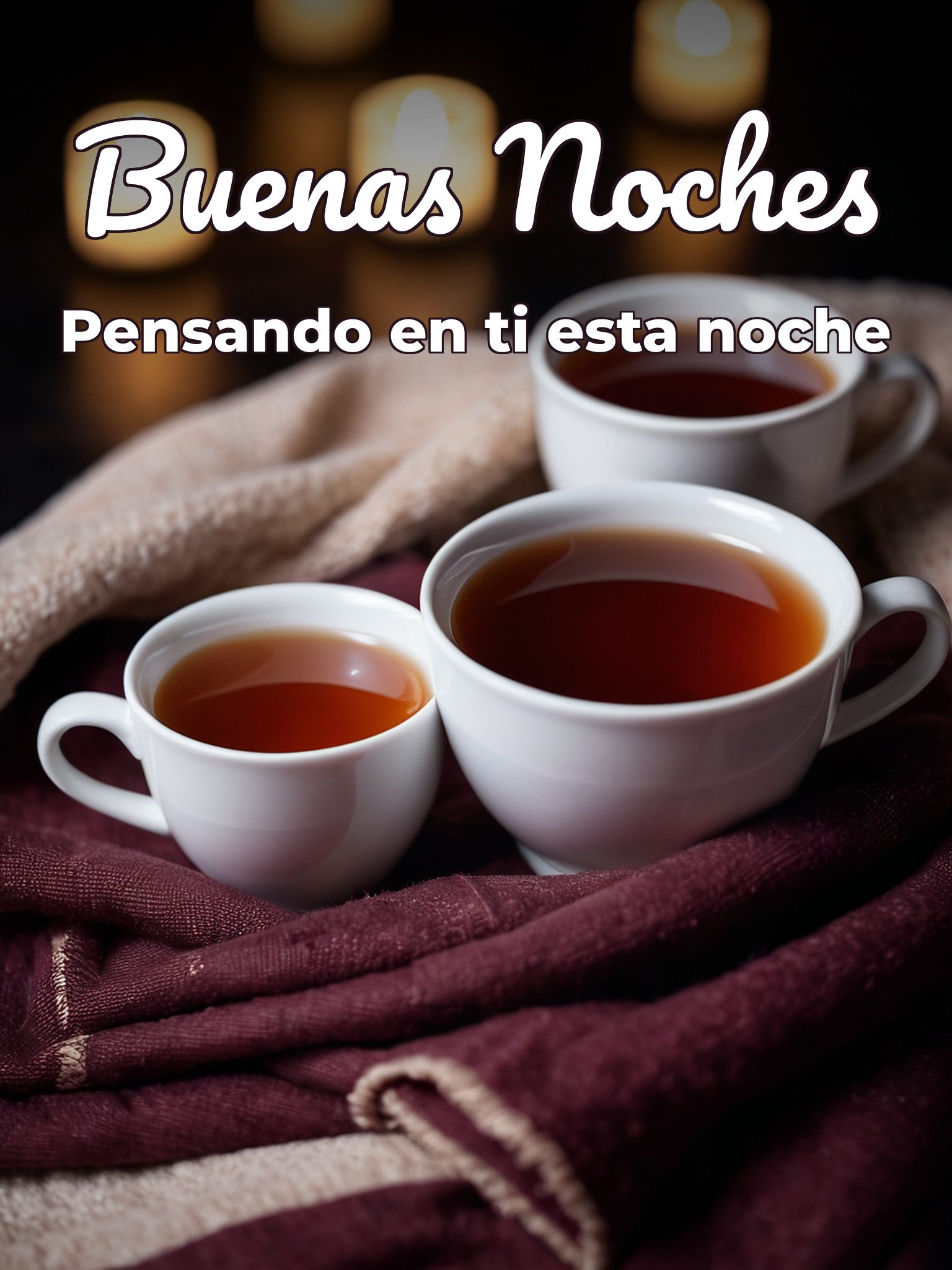 Para dar las buenas noches a mi amor
