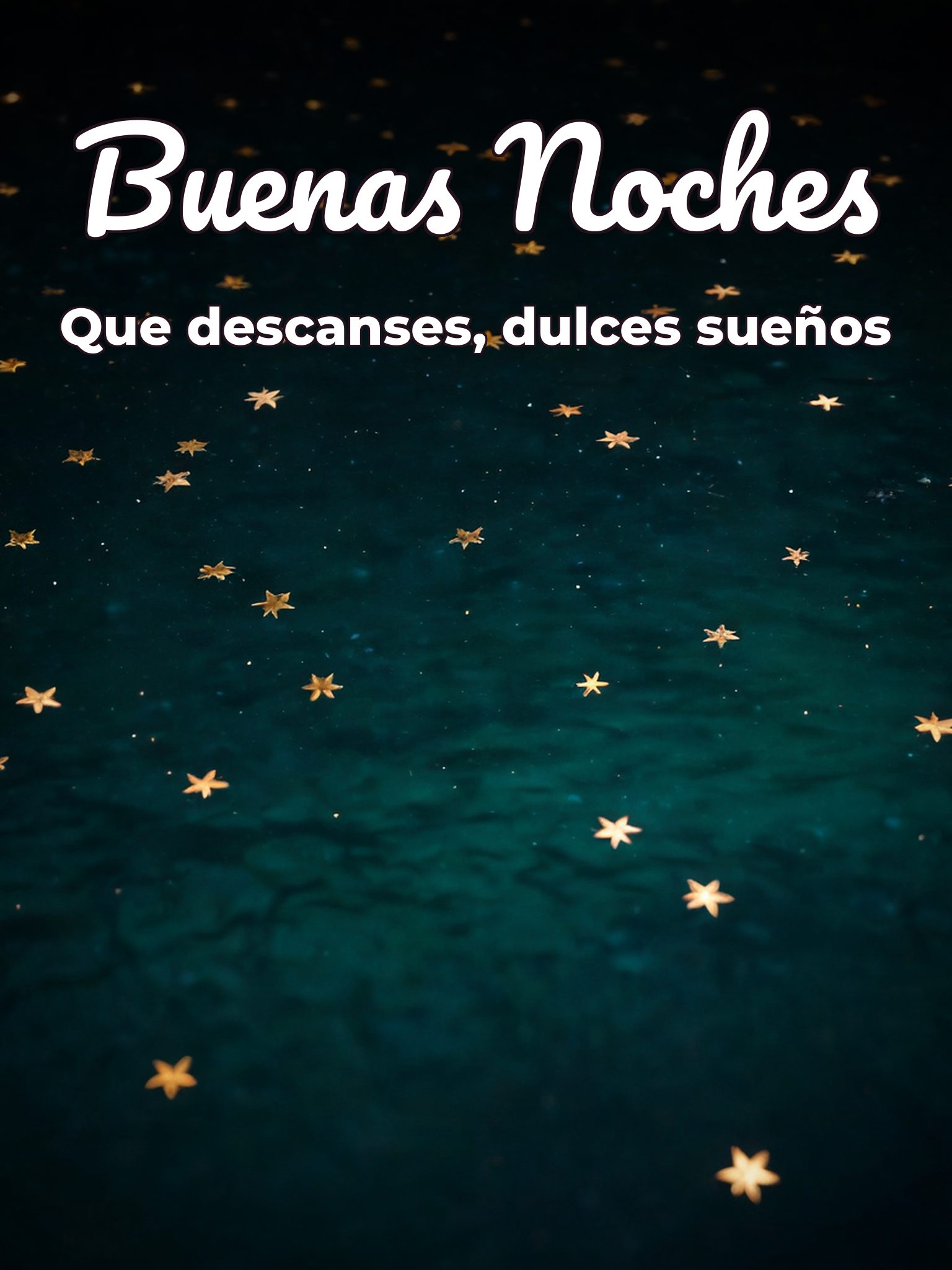 Para dar las buenas noches