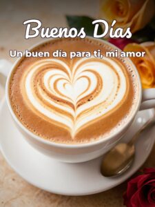 Para dar los buenos días a tu amor para una amiga
